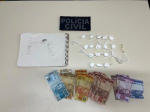 Suspeito de envolvimento com homicídios é preso com drogas em Santana do Ipanema