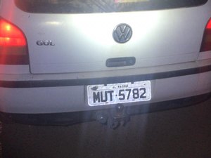 Suspeito com veículo Gol é preso após praticar assaltos na zona rural de Arapiraca