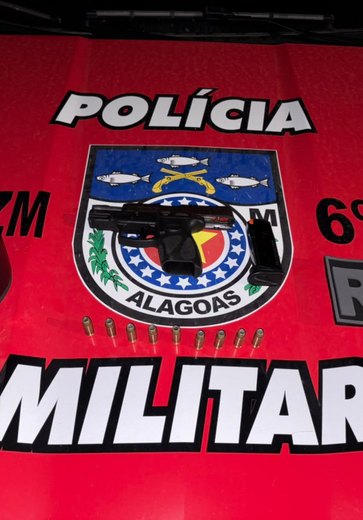 Homem é detido com pistola de uso restrito no município de Maragogi