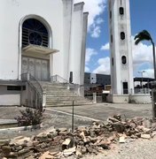 Concatedral de Arapiraca inicia reforma e desmente boatos sobre construção de comércios