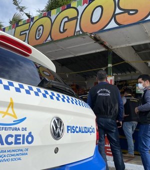 Maceió inicia cadastro para venda de fogos de artifício nesta quarta-feira (21)