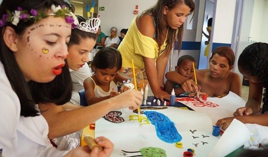 Alegria também é receitada no tratamento de crianças no HGE