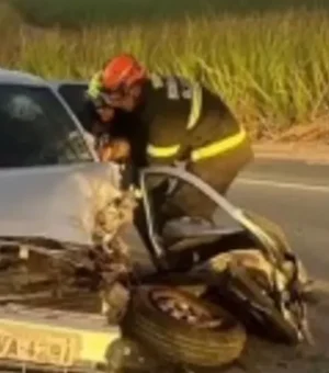 Guarda municipal de Delmiro Gouveia morre em acidente grave na BR-104