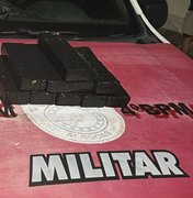 Polícia Militar de Alagoas apreende mais de 6kg de entorpecentes em área de mata no bairro Chã de Bebedouro, em Maceió