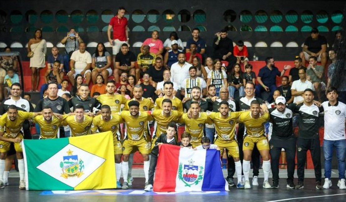Traipu e Ceará disputam quartas do Brasileiro de Futsal em Arapiraca
