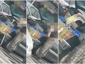 Gasolina: homem enche o tanque do carro com óleo de cozinha; vídeo
