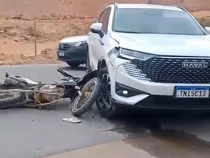 Colisão entre carro e moto deixa um homem ferido em Maragogi