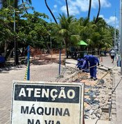 Prefeitura intensifica serviços de manutenção na orla marítima de Maceió