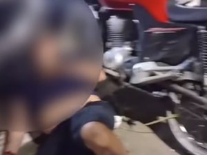 Motociclista fica desacordado após perder controle da moto em trevo do BPRv, em Arapiraca