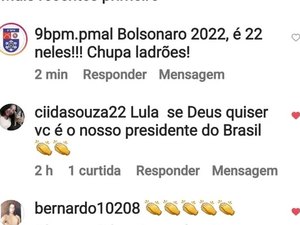 Perfil de Batalhão Militar é usado para fazer propaganada eleitoral para Bolsonaro