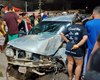 Veículo bate contra parede e deixa condutor preso às ferragens em Rio Largo