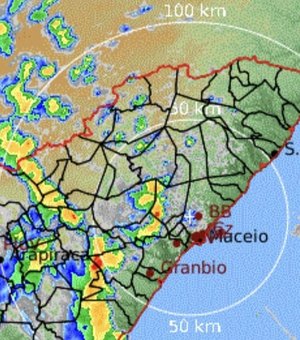 Semarh renova alerta de chuvas intensas para o interior de Alagoas até quarta-feira (4)
