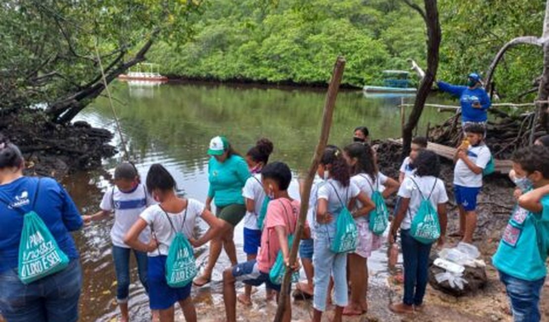 Porto de Pedras faz ações de sustentabilidade com crianças