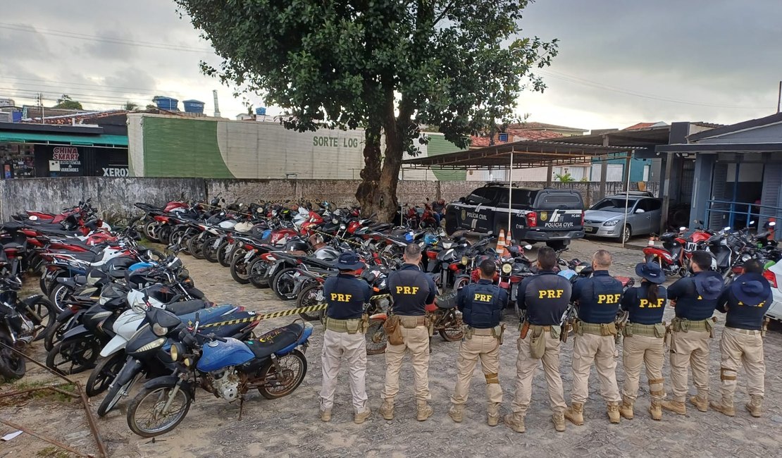 PRF recupera mais de 300 veículos em Maceió durante Operação Pátio Limpo 2025