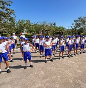 Pelotão Mirim da PM realiza acampamento em homenagem ao Dia das Crianças