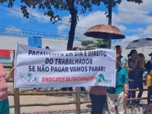 Funcionários do Veredas realizam novo protesto e entram na segunda semana de greve em Maceió