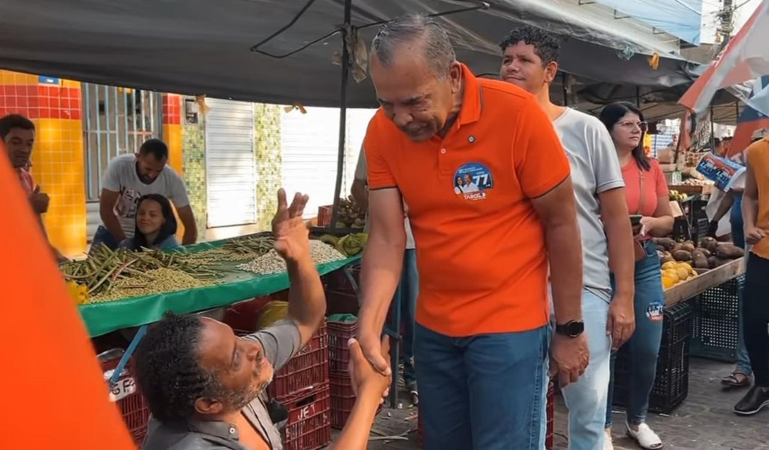 Campanha fria nas ruas não consegue mudar cenário de favoritismo de Luciano Barbosa