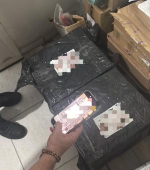 [Vídeo] Maconha e cocaína são apreendidas em armazém de transportada paulista em Maceió