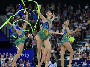 Alagoana Duda Arakaki conquista prata inédita no Mundial de Ginástica Rítmica
