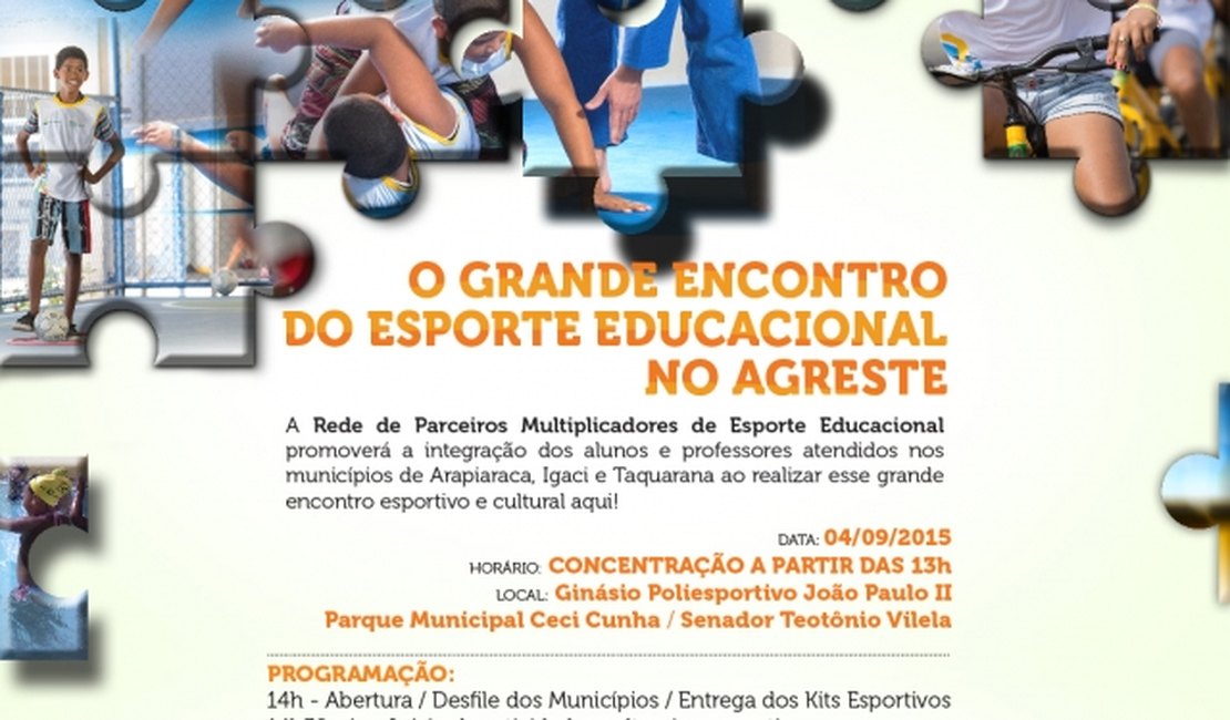 Agreste terá esporte, cultura e diversão para mais de 800 crianças e adolescentes