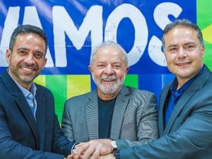 Renan Filho e Paulo Dantas vão a São Paulo e oficializam apoio a Lula