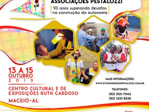 Inscrições para o XV Congresso Nacional das Associações Pestalozzi estão abertas