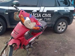Após recuperar moto supostamente roubada, veículo é apreendido por adulteração