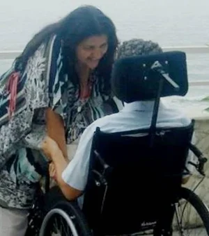 Regina Casé homenageia marido pelo Dia de Luta da Pessoa com Deficiência