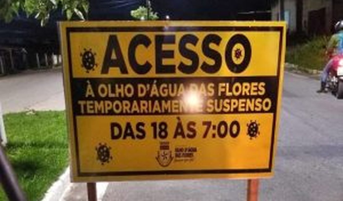 [Vídeo] Cidade do Sertão tem entradas fechadas durante período noturno 
