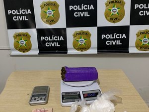 Polícia prende jovem por tráfico de drogas em Rio Largo
