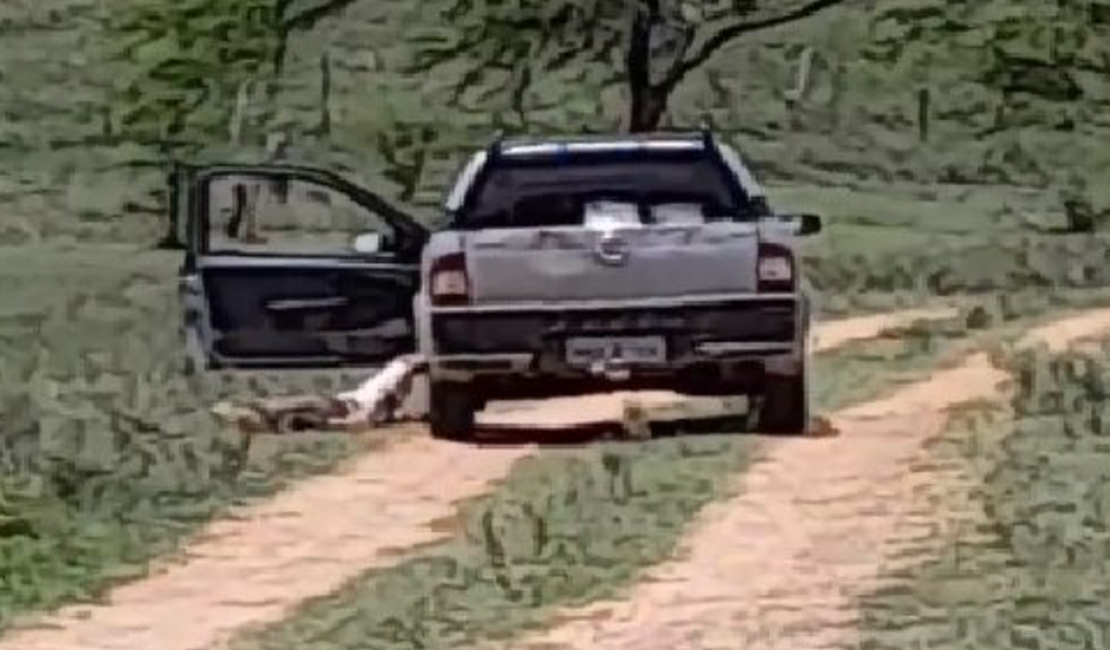 Corpos com marcas de tiros são encontrados dentro de caminhonete na zona rural de Batalha