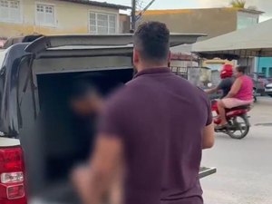 Homem é preso em Porto Calvo por tentar matar a ex após flagrá-la beijando outra pessoa