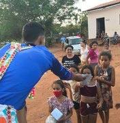 Grupo Cultural Tradição Junina realiza ação social para o Dia das Crianças