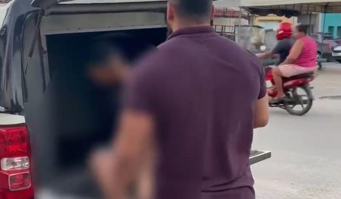 Homem é preso em Porto Calvo por tentar matar a ex após flagrá-la beijando outra pessoa