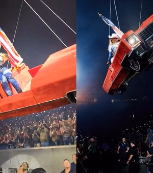 Beyoncé vive momento de terror após carro voador falhar em show