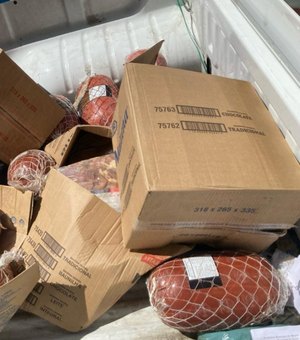 Vigilância Sanitária apreende 110 kg de carnes impróprias para consumo