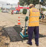 Operação tapa-buracos segue em ritmo acelerado em Arapiraca