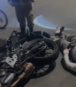 Motociclista fica ferido após acidente próximo ao Fumeirão, em Arapiraca