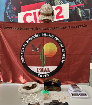 Suspeito morre em confronto com a polícia e dois são presos em Mata Grande