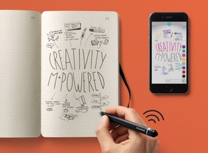 A caneta inteligente da Moleskine digitaliza suas anotações enquanto você escreve