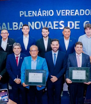 Câmara homenageia Claydson Mourinha e José Neto em Maceió