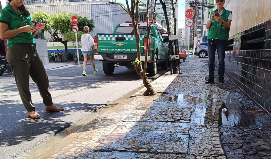 Operação Línguas Sujas flagra diversos vazamentos de esgoto em três bairros