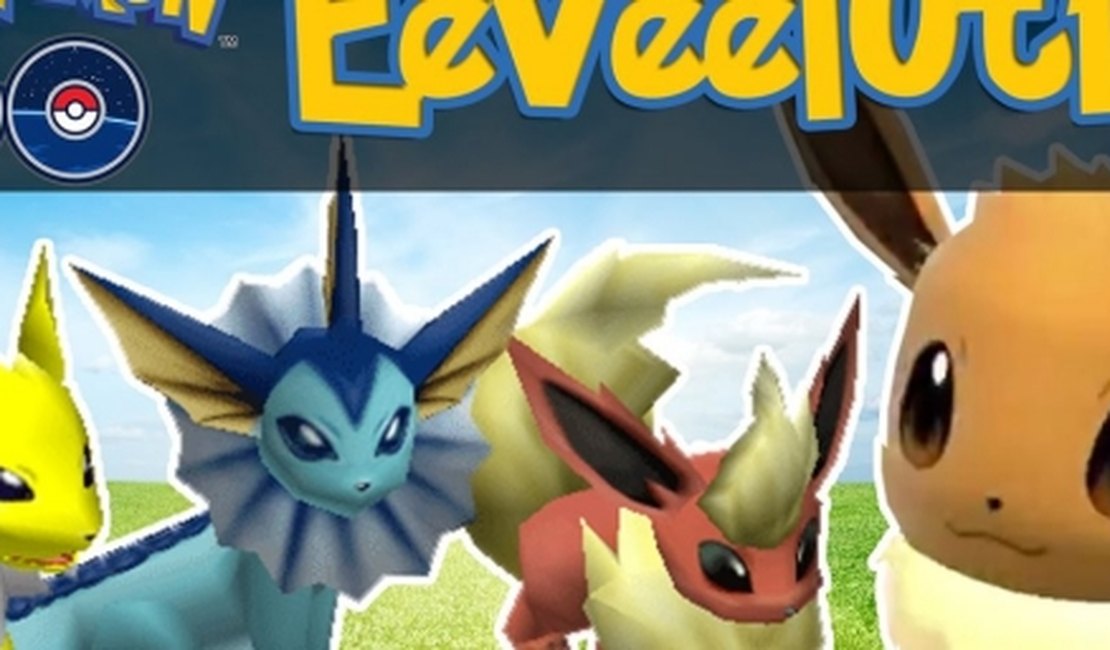 Evolução do Eevee no Pokémon go 