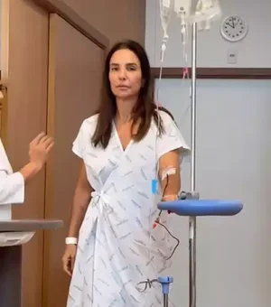 Ivete Sangalo grava vídeo no hospital e faz alerta sobre saúde