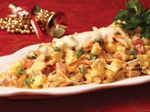 Salpicão de frango, delícia para o Natal