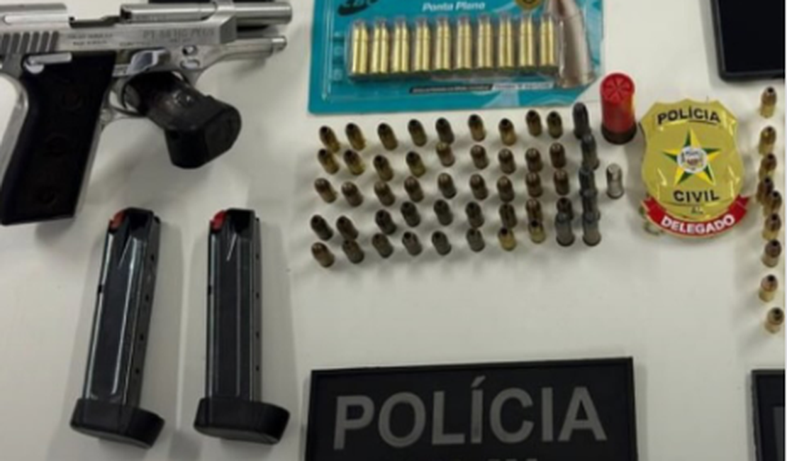 PM da reserva é preso em operação contra tentativa de homicídio em Santana do Ipanema