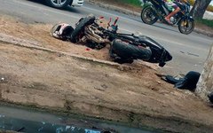 Colisão entre motos deixa feridos em Maceió