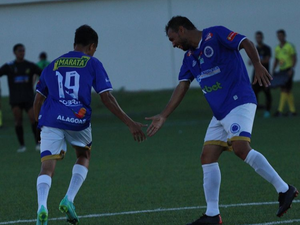 COPA ALAGOAS: Cruzeiro mostra evolução, vence o Miguelense e conquista primeira vitória
