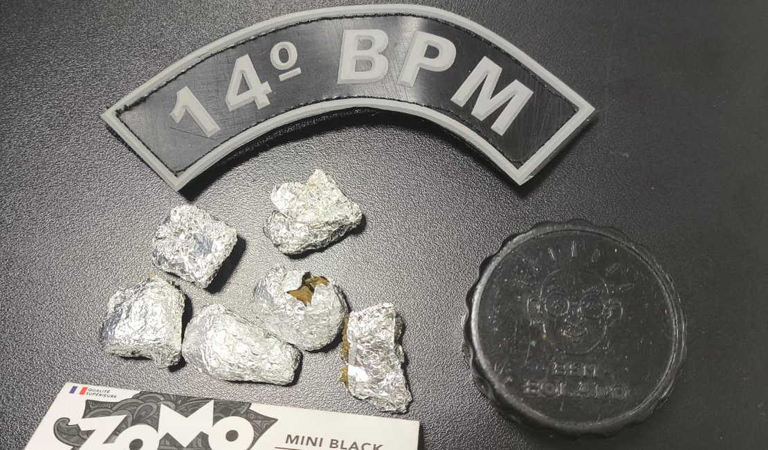 Jovem é detido com quantidade de maconha no município de Colônia Leopoldina