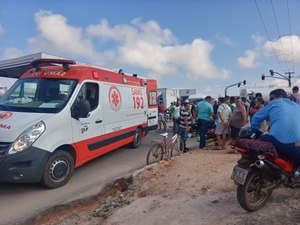 Acidente entre carro e motocicleta deixa um ferido em Arapiraca